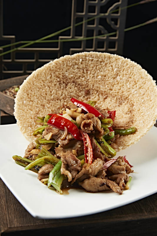 锅巴杭椒小炒肉