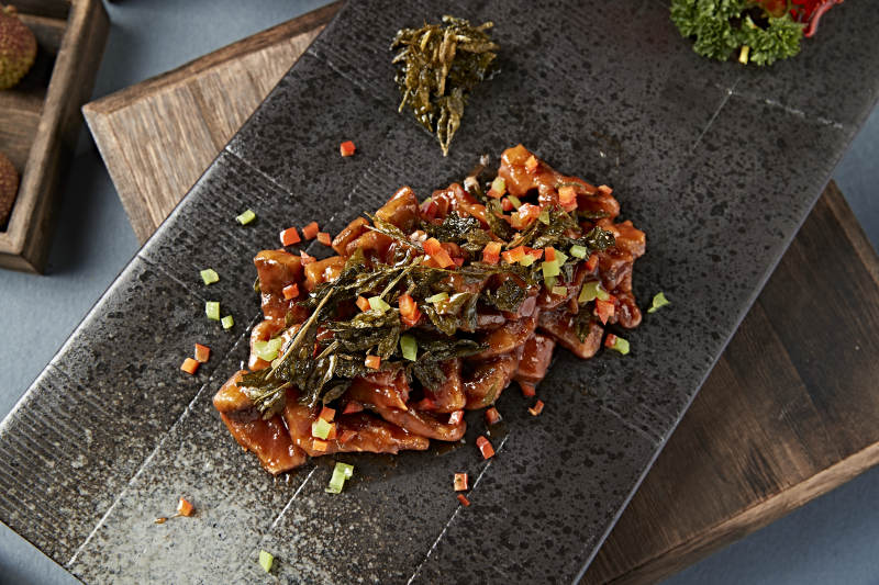 酱烧龙井脆肉皖鱼肉条