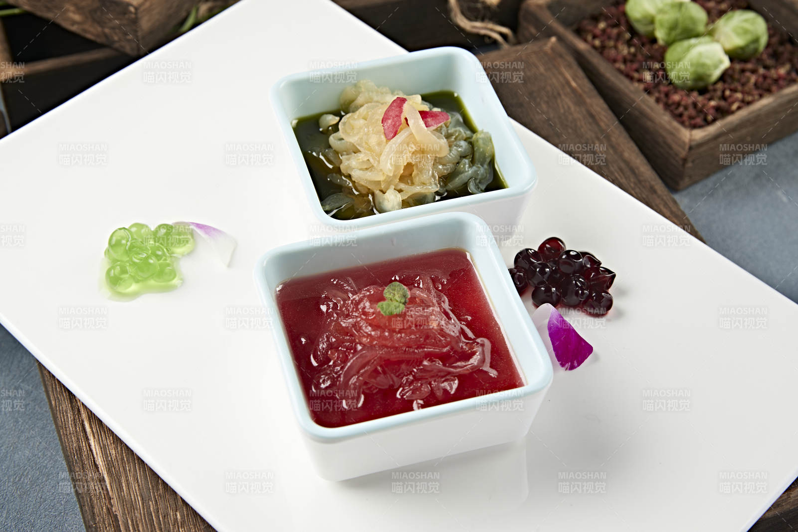 美味凉菜双味凉拌海蜇丝