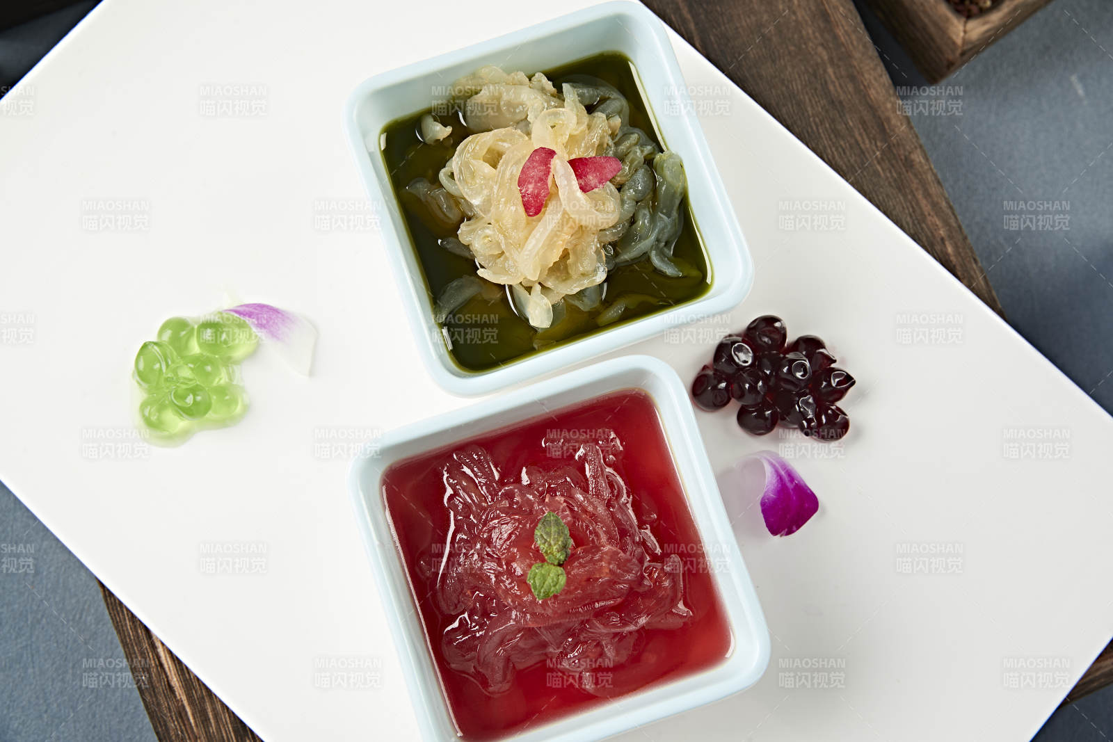 美味凉菜双味凉拌海蜇丝