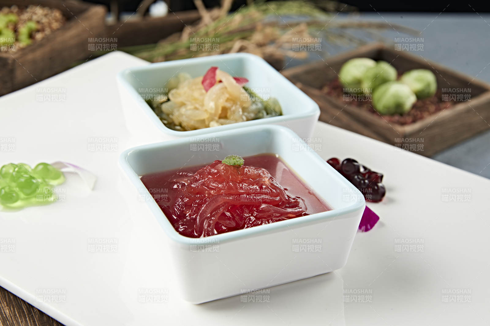 美味凉菜双味凉拌海蜇丝