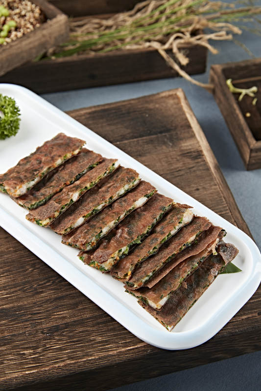 港式脆皮韭菜虾饼