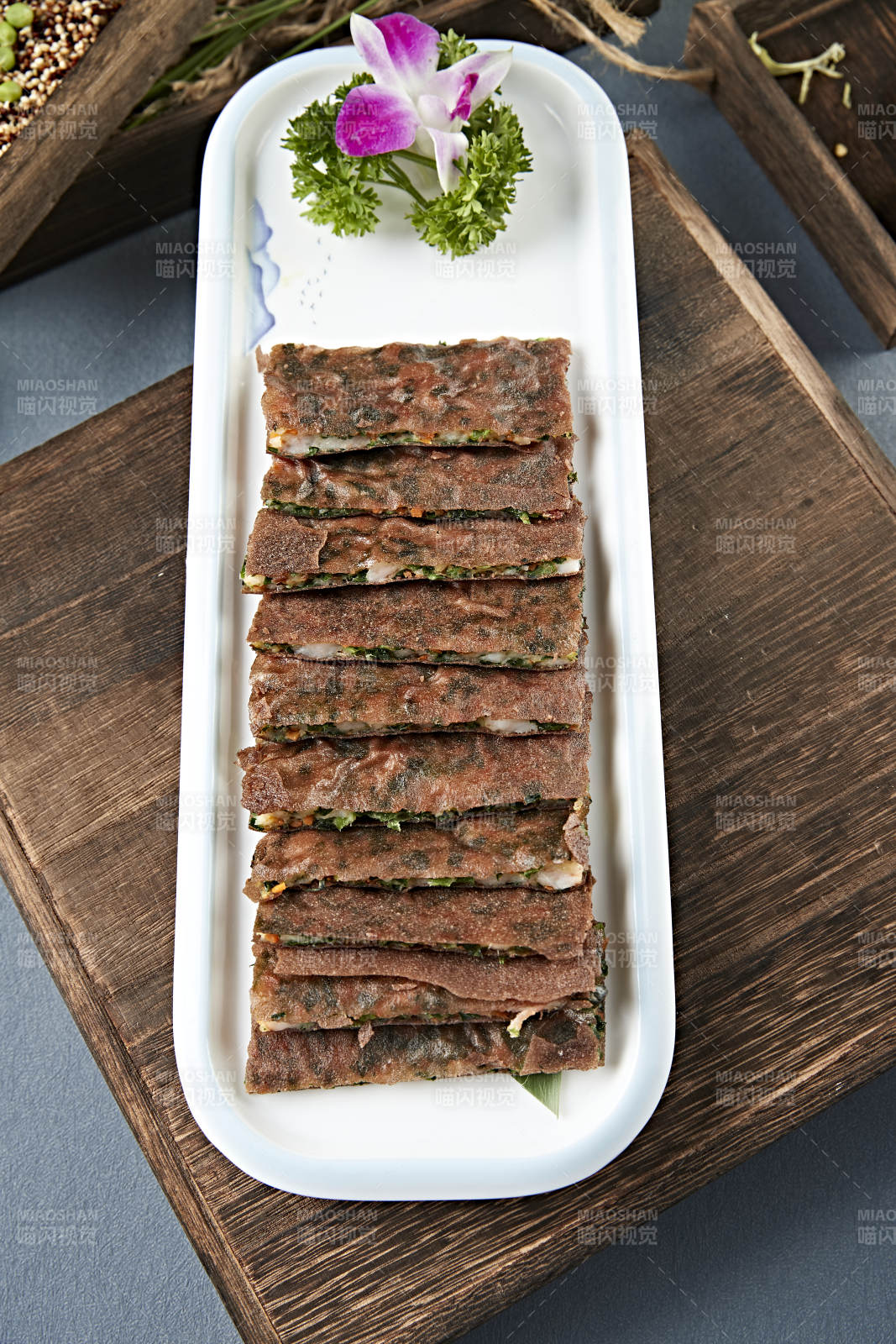 港式脆皮韭菜虾饼