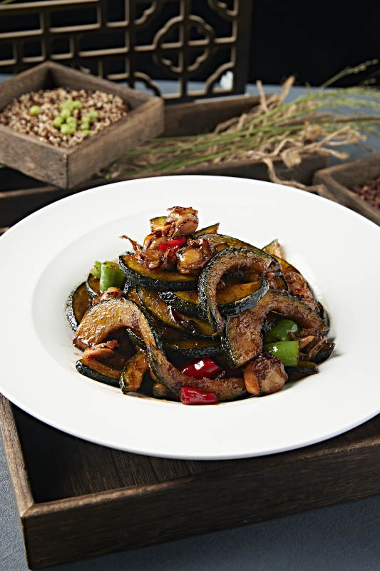 酱爆香辣扇贝肉贝贝瓜