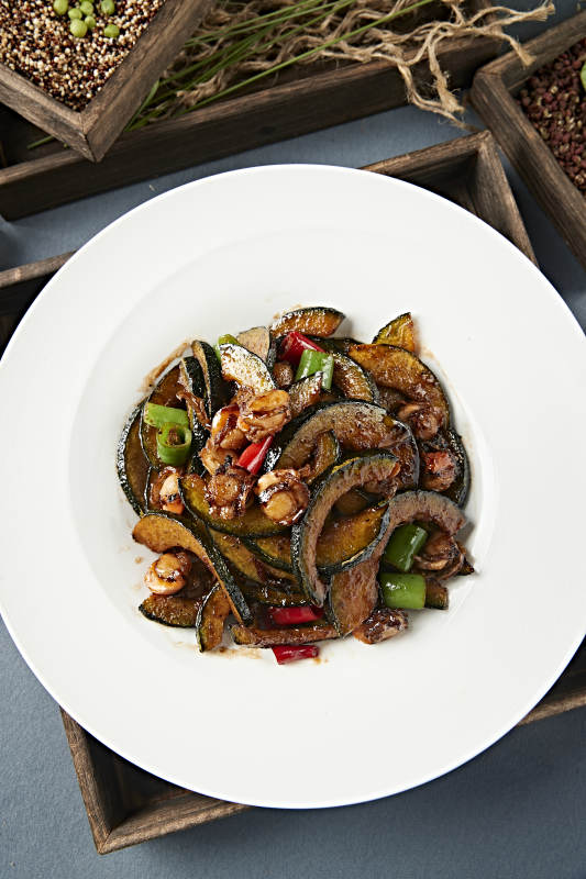 酱爆香辣扇贝肉贝贝瓜