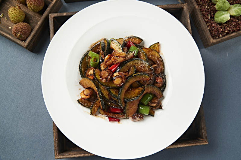 酱爆香辣扇贝肉贝贝瓜