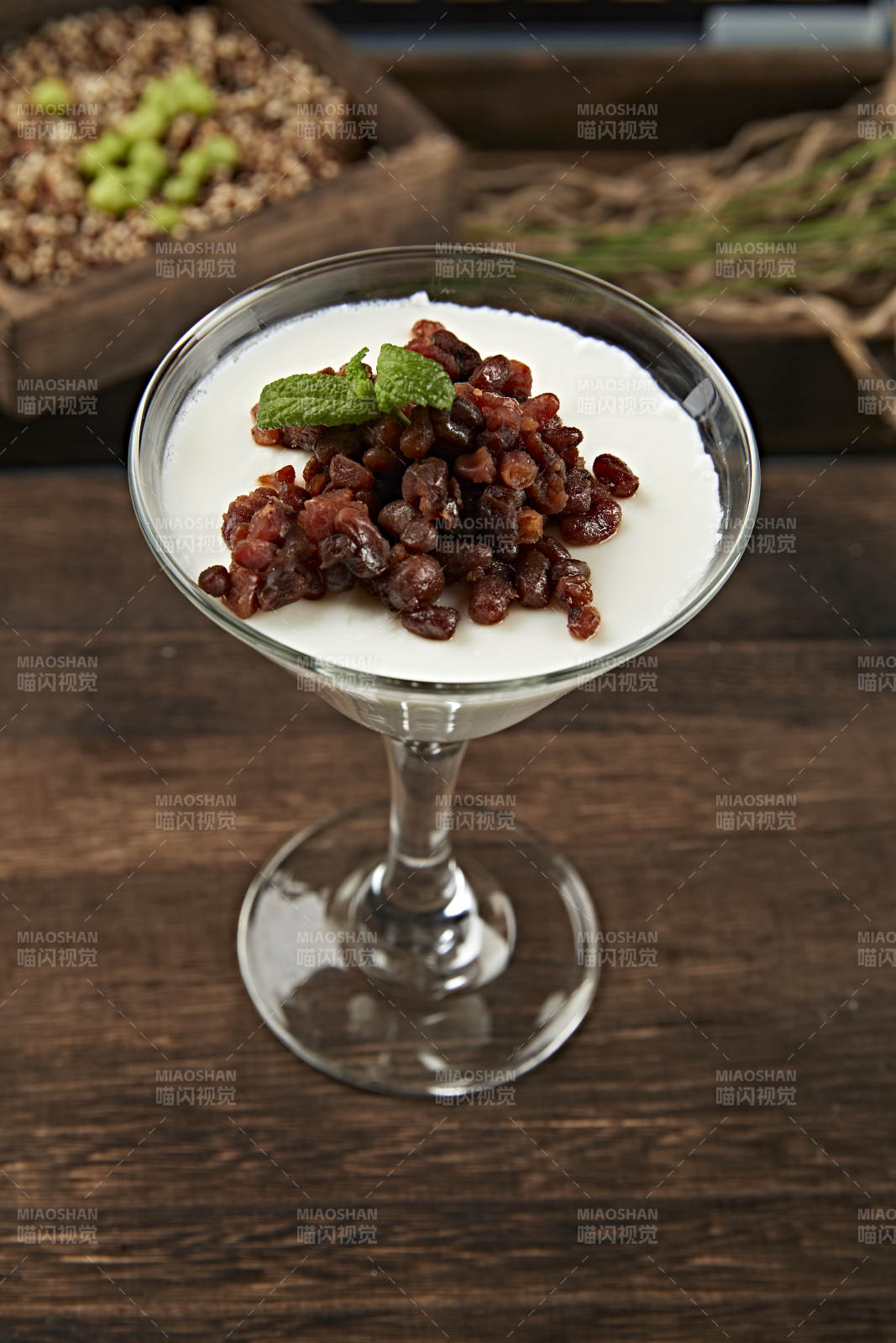 美味酸奶红豆布丁