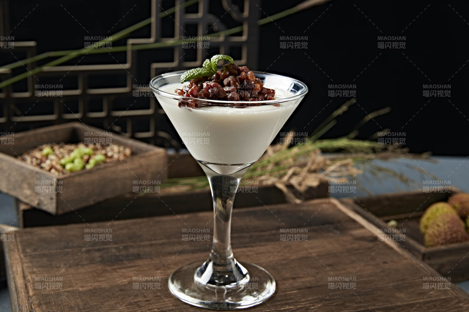 美味酸奶红豆布丁