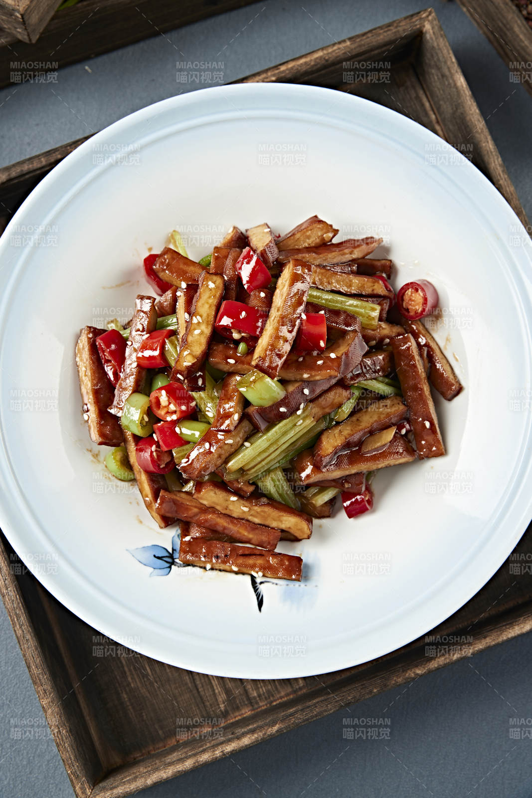 米椒西芹炒香干