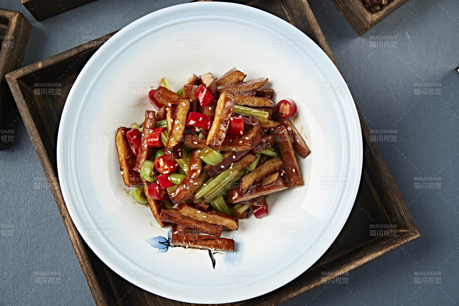 米椒西芹炒香干