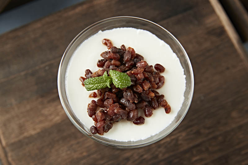 美味酸奶红豆布丁