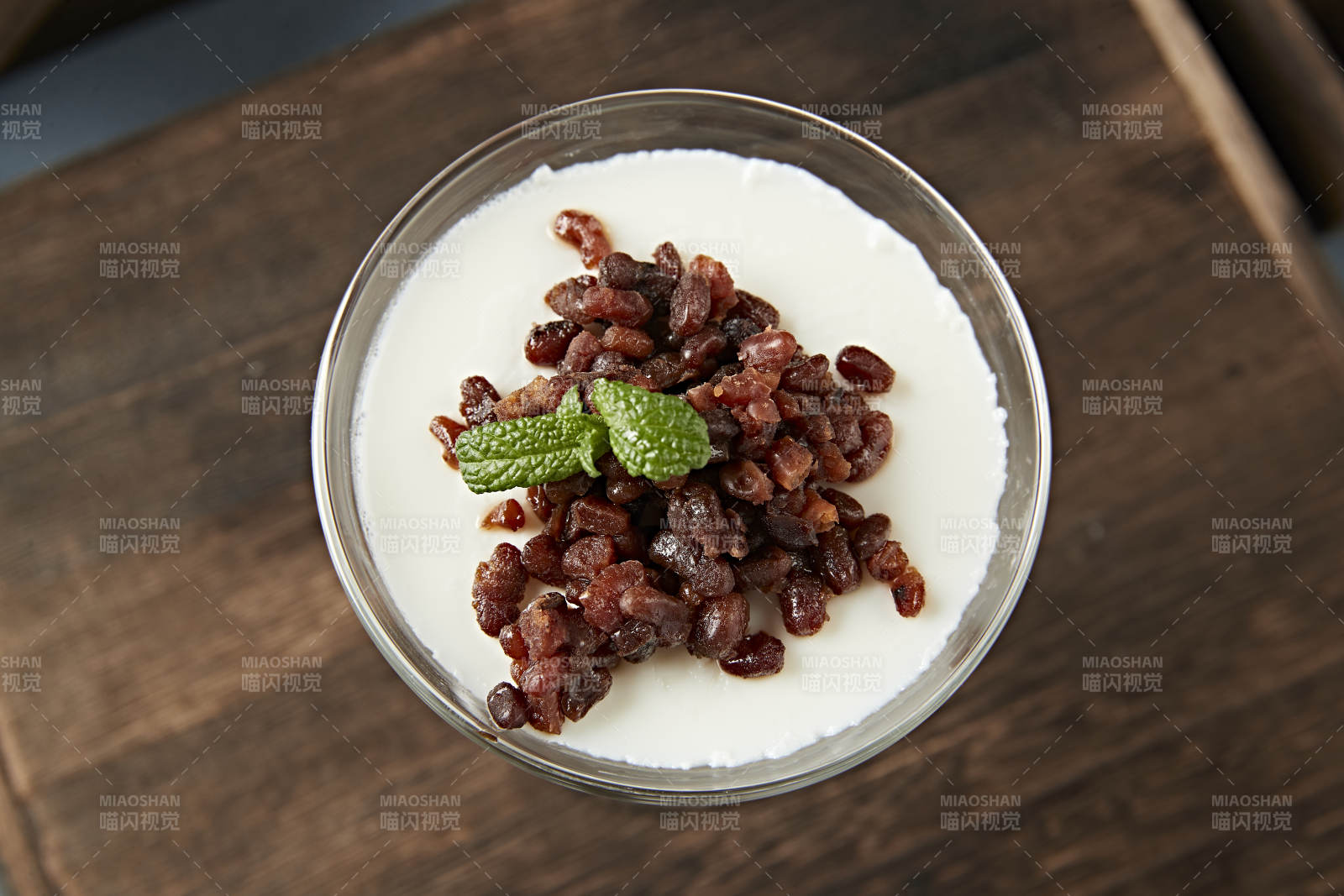 美味酸奶红豆布丁