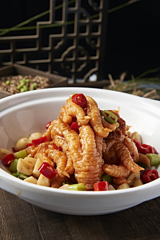 蒜子米椒酱爆虎皮凤爪