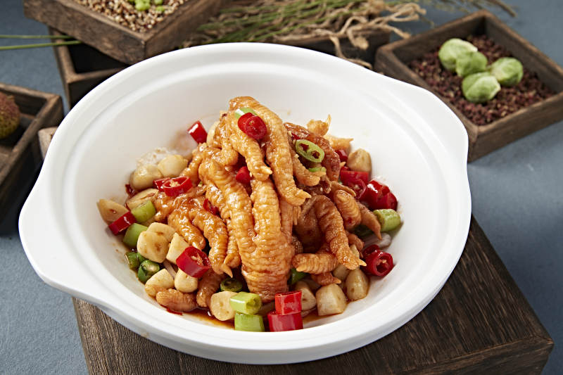 蒜子米椒酱爆虎皮凤爪