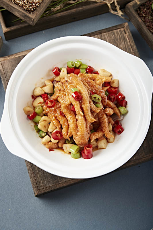 蒜子米椒酱爆虎皮凤爪