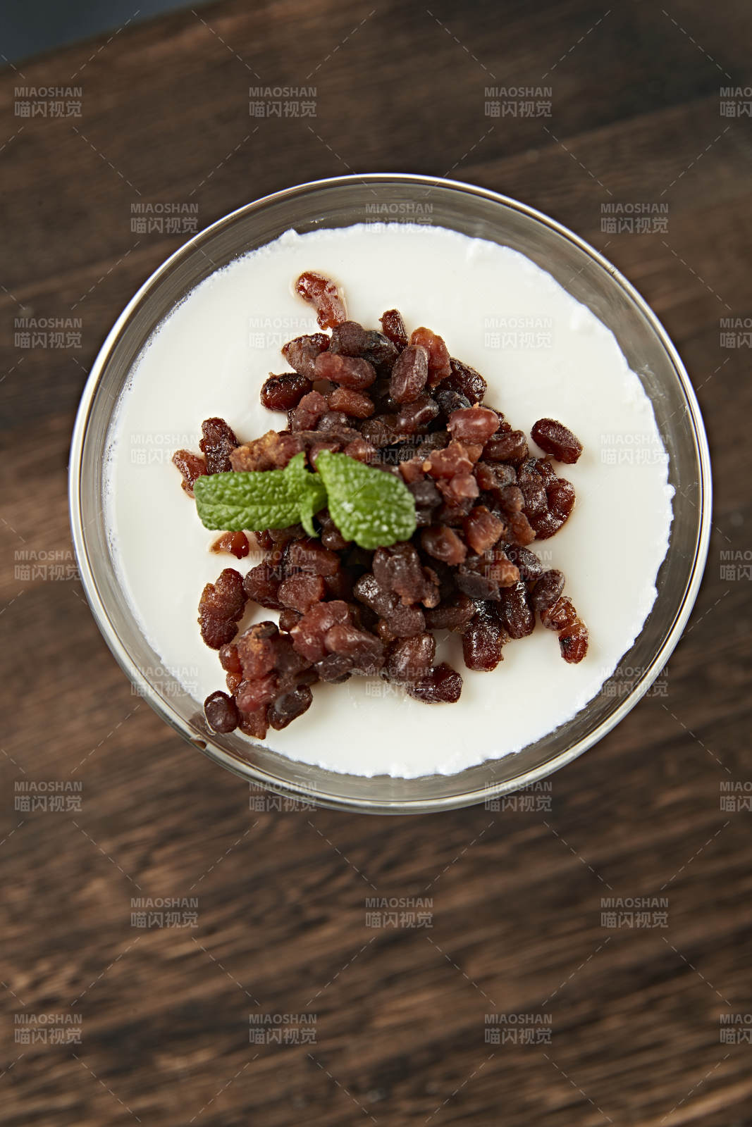 美味酸奶红豆布丁