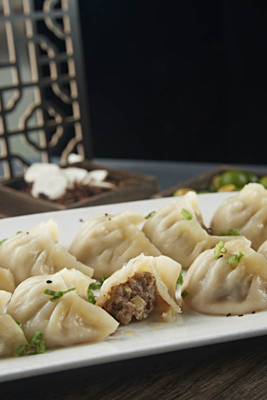 蒙古族没事羊肉蒸饺