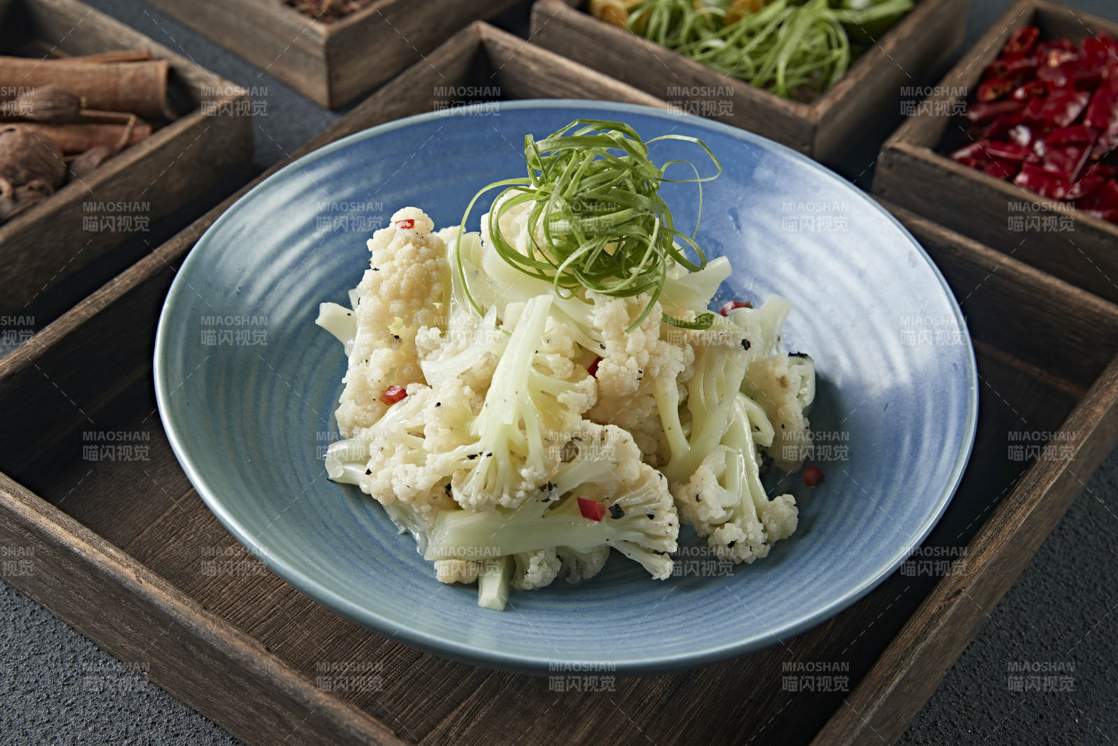 米椒白灼花椰菜菜花