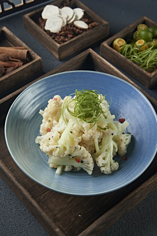 米椒白灼花椰菜菜花