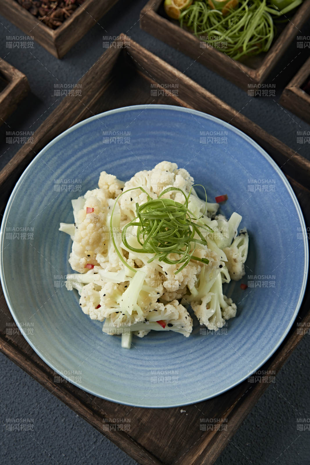 米椒白灼花椰菜菜花