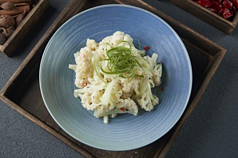 米椒白灼花椰菜菜花