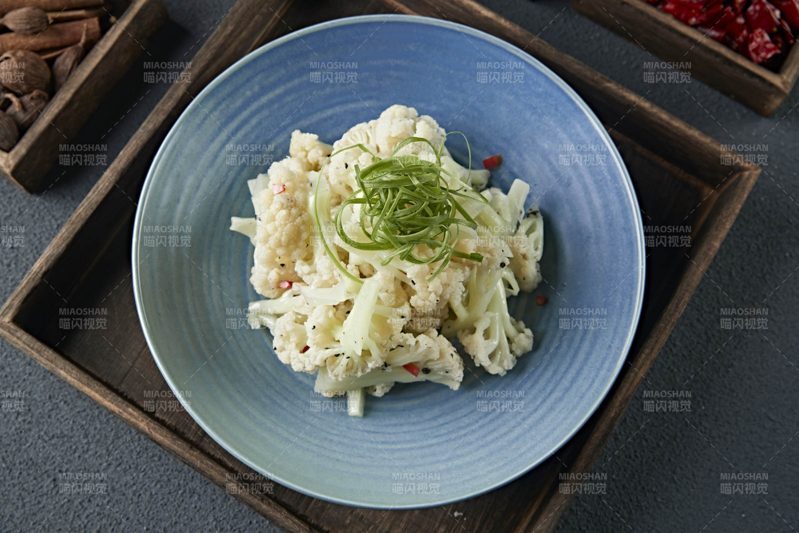 米椒白灼花椰菜菜花