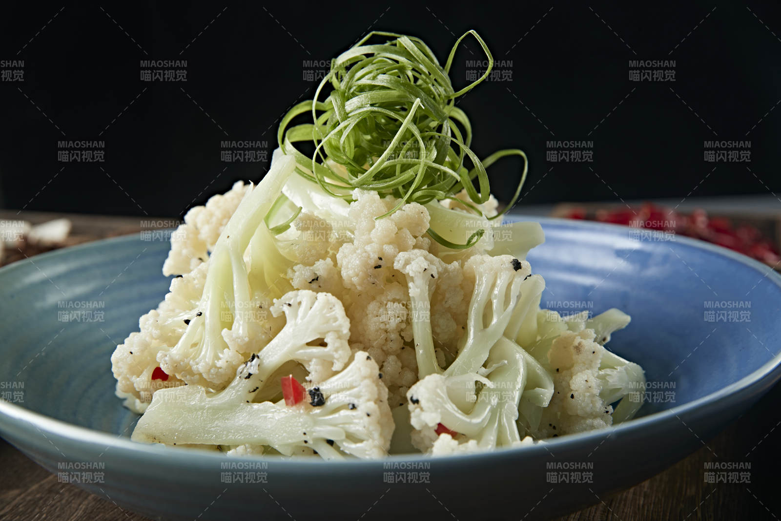 米椒白灼花椰菜菜花