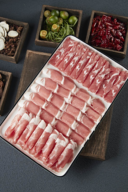 老北京涮肉食材草原肥羊肥牛肉卷