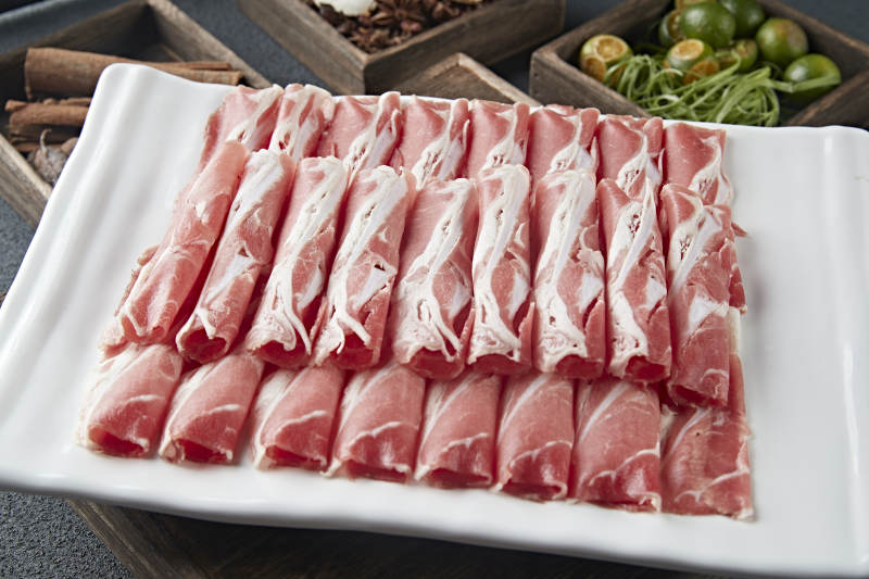 老北京涮肉食材草原肥羊肥牛肉卷