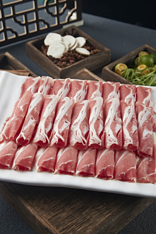 老北京涮肉食材草原肥羊肥牛肉卷