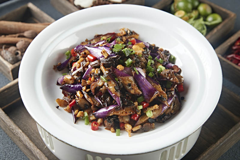 肉沫蒜香烧茄子