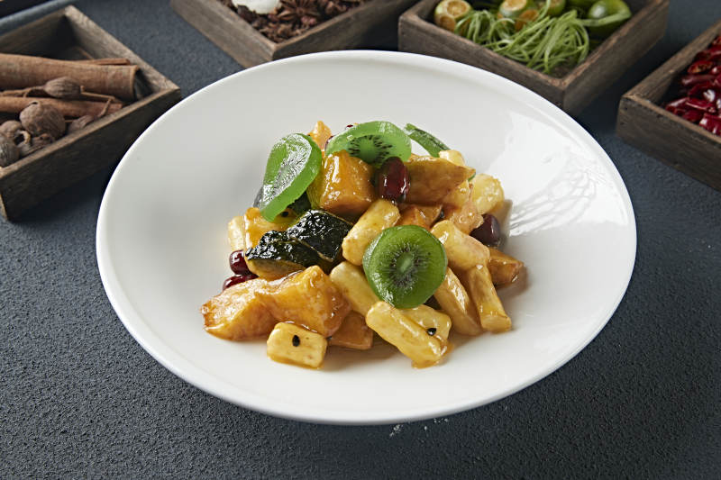 拔丝蜜饯 南瓜红薯香蕉山药蜜枣猕猴桃