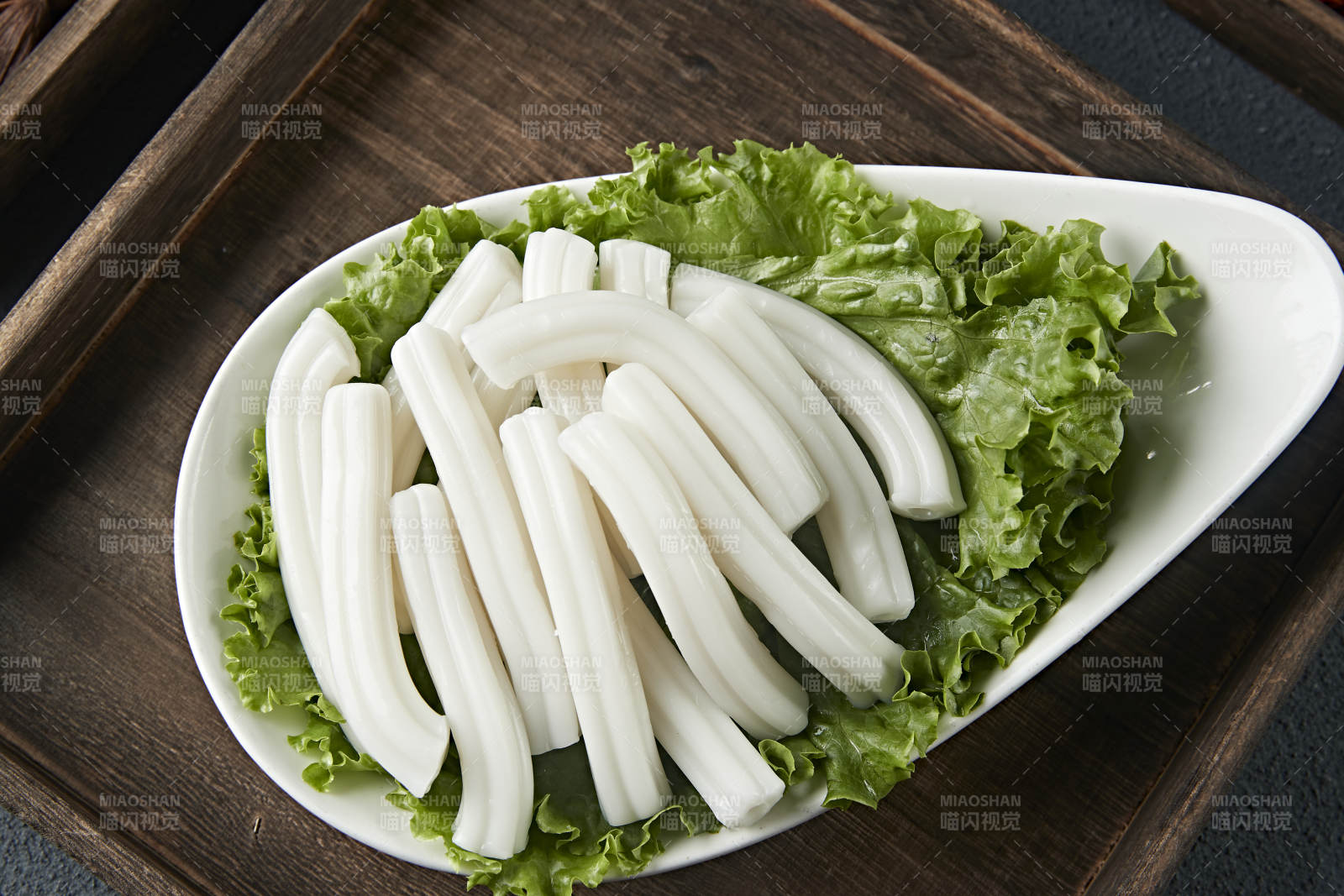 火锅食材超粗花状土豆粉-摄影图