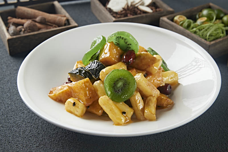 拔丝蜜饯 南瓜红薯香蕉山药蜜枣猕猴桃