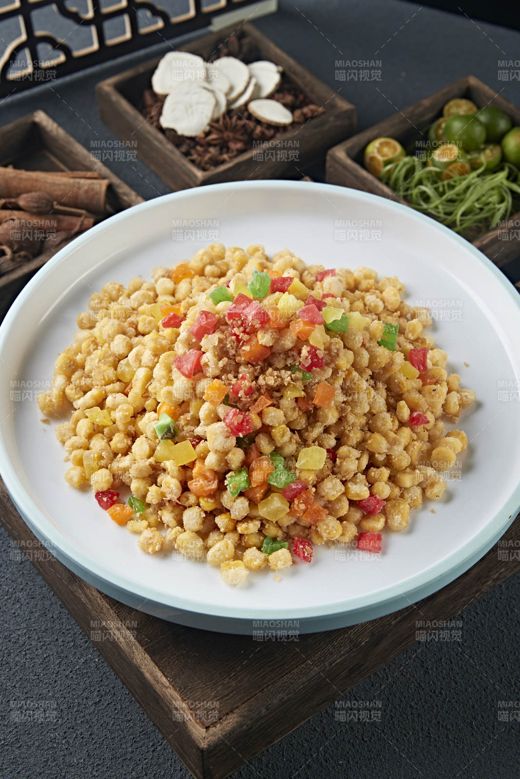 蜜餞果脯金沙甜玉米