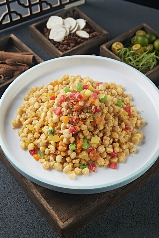 蜜饯果脯金沙甜玉米