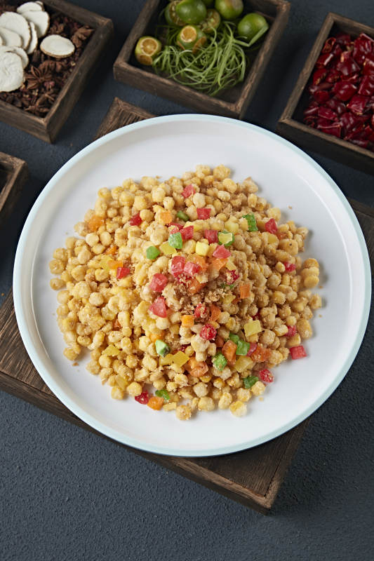 蜜饯果脯金沙甜玉米