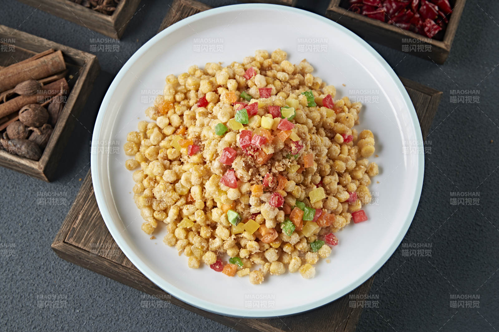 蜜饯果脯金沙甜玉米