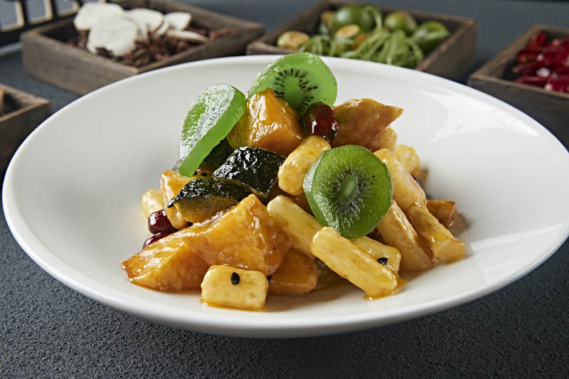 拔丝蜜饯 南瓜红薯香蕉山药蜜枣猕猴桃