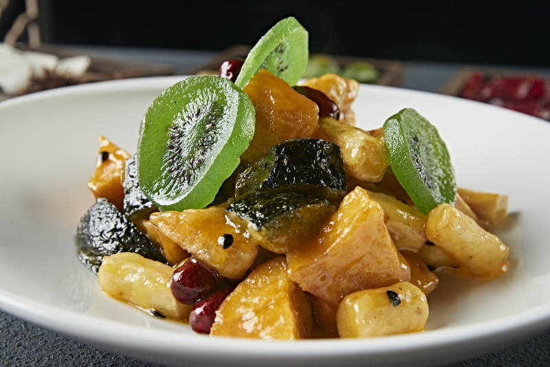 拔丝蜜饯 南瓜红薯香蕉山药蜜枣猕猴桃