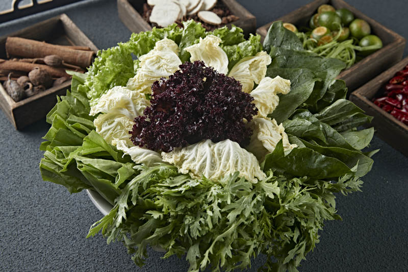 火锅食材蔬菜拼盘