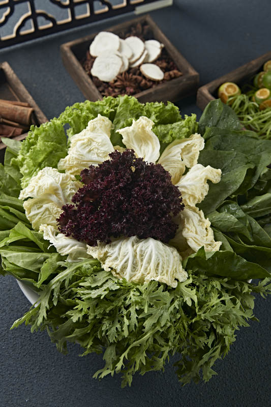 火锅食材蔬菜拼盘