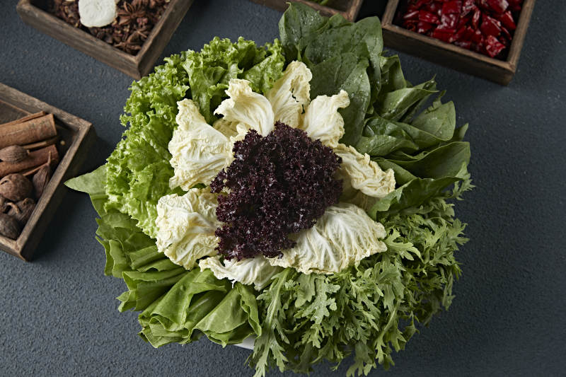 火锅食材蔬菜拼盘