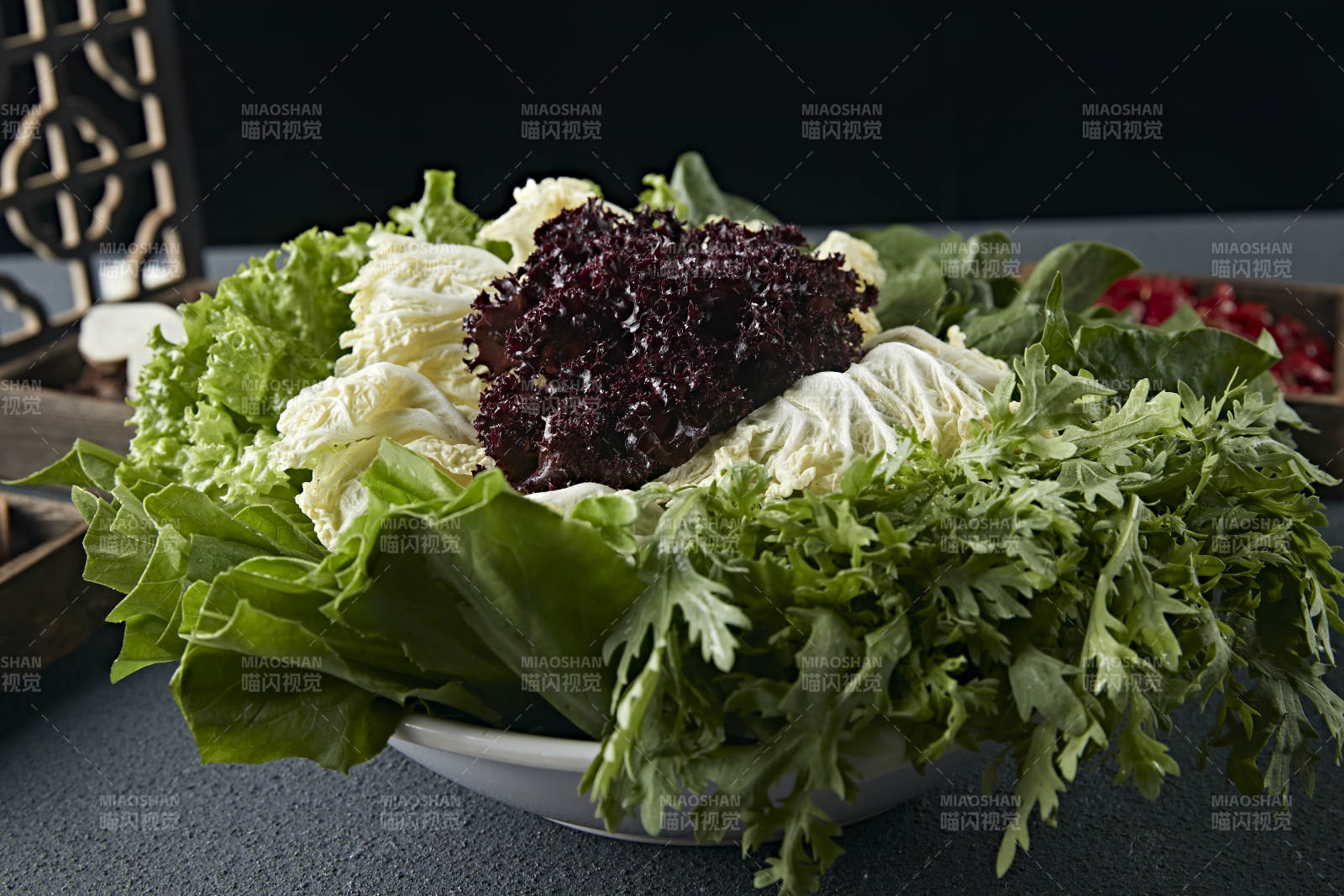 火锅食材蔬菜拼盘