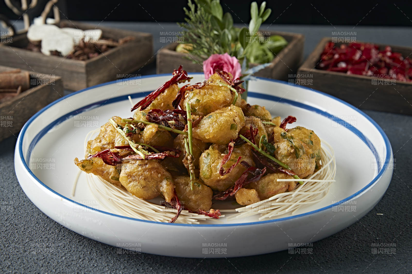 拖面干炸扇贝肉