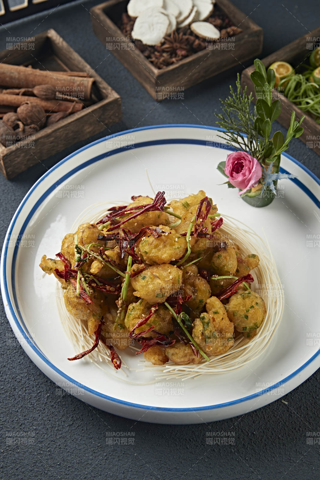 拖面干炸扇贝肉