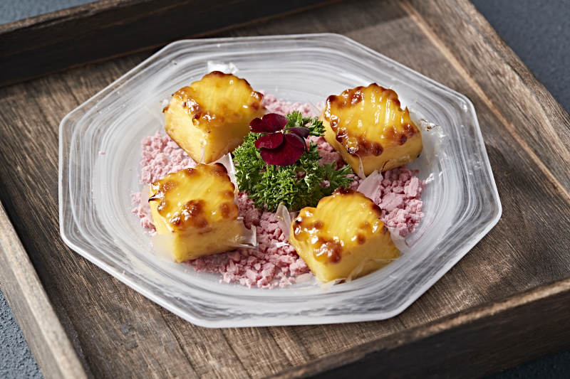 焦糖菠萝芝士蛋糕