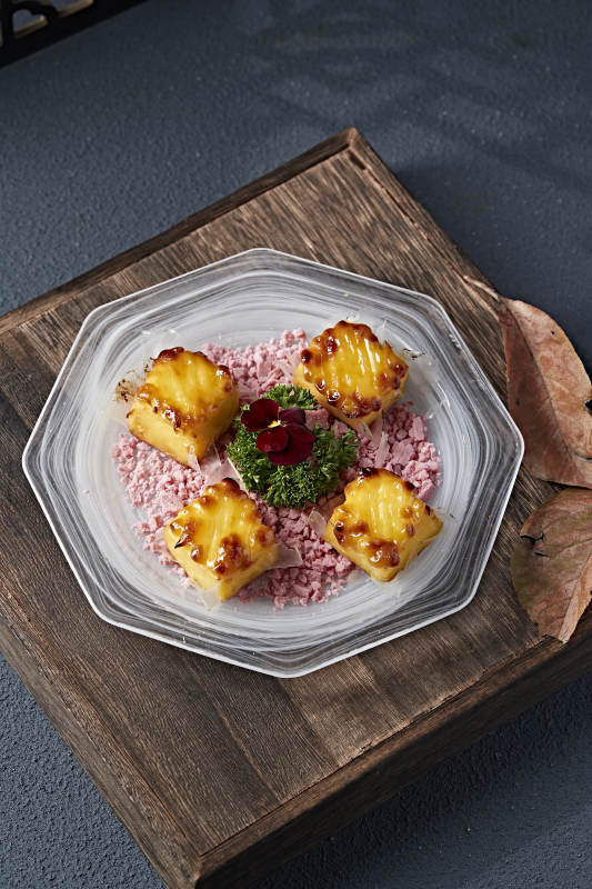 焦糖菠萝芝士蛋糕