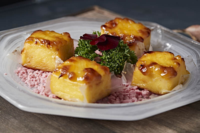 焦糖菠萝芝士蛋糕