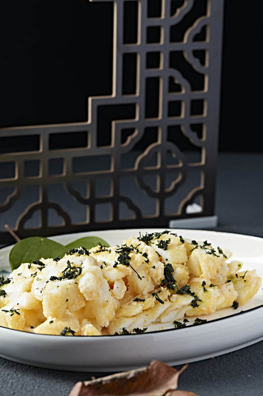 金沙咸蛋黄焗花枝大鱿鱼